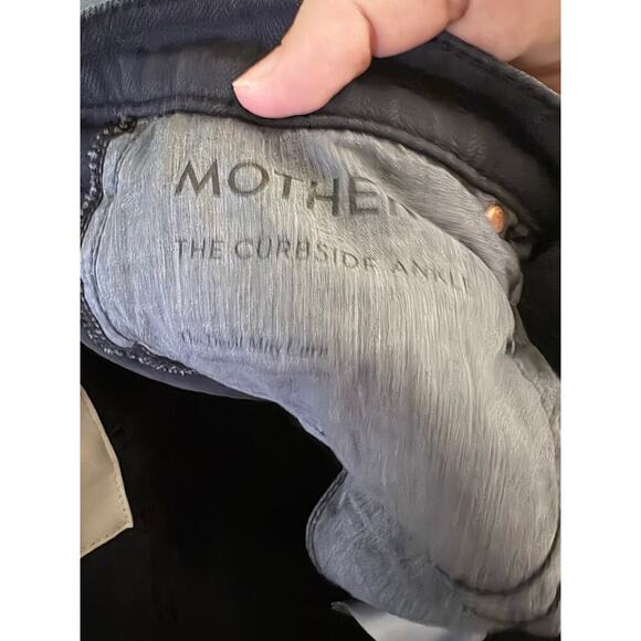 MOTHER The Curbside Ankle The Devil May Care Wash Size 25 - Picture 6 of 9